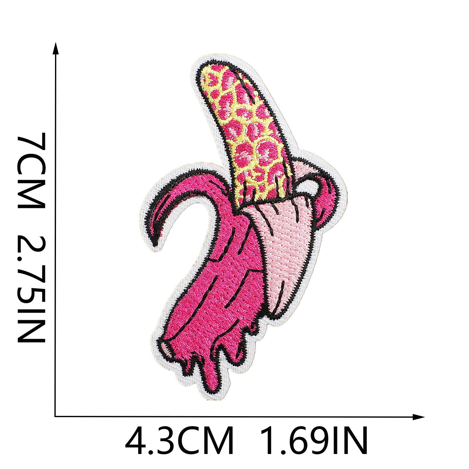 Wholesale Embroidered cloth patch pink girl disco super running high heels patch